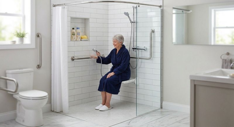 Elderly Shower Installation in Bucks County, PA