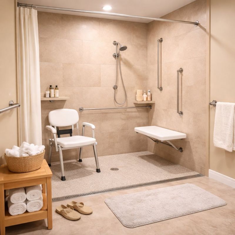 Elderly Shower Installation in Bucks County, PA
