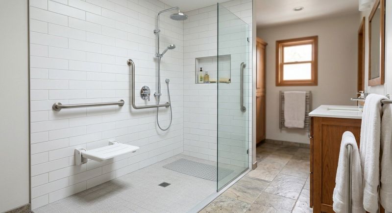 Senior Shower Installation in Bucks County, PA